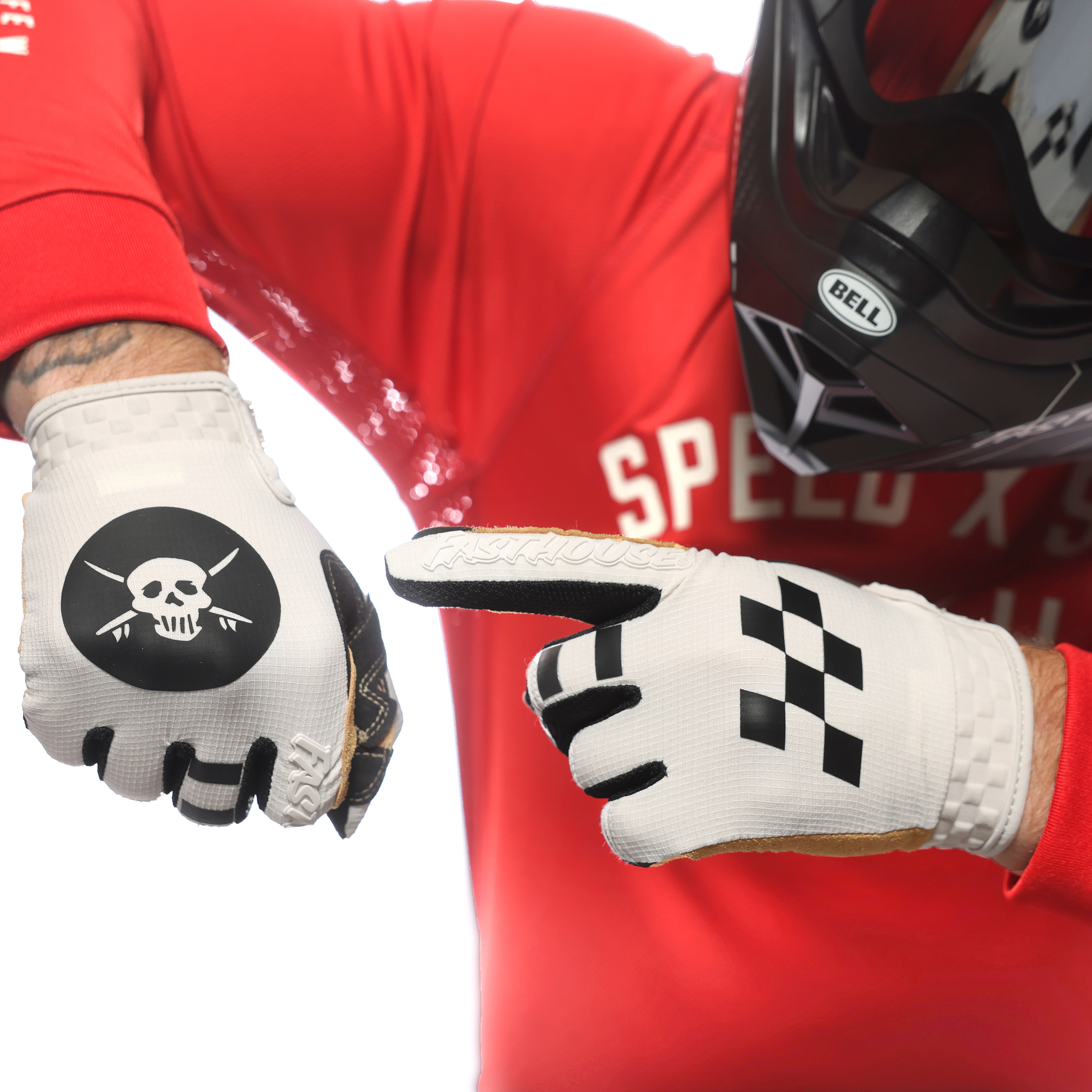 Speed Style Baja Glove - White Sand_Detail3